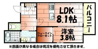 グレースコート砂津【7階】の間取り