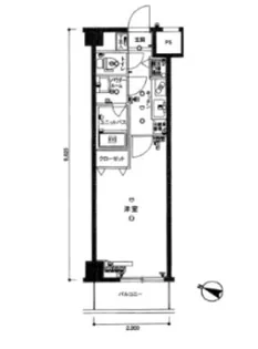 スカイコート板橋五番館【4階】の間取り