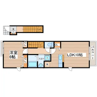 ネイヴ グレアII【2階】の間取り