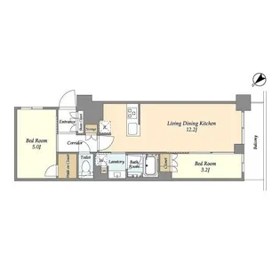 グランカーサ瑞江【4階】の間取り