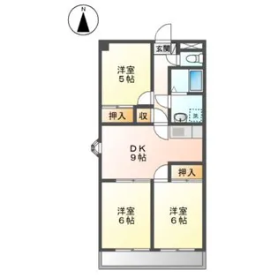 スパジオ665【3階】の間取り