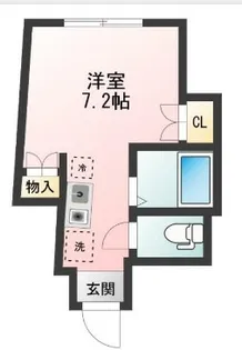 Glanz西ケ原【1階】の間取り