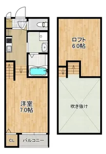 MODERN PALAZZO 喜々津Soleil【1階】の間取り