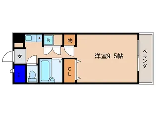 ノースビレッジ草津【3階】の間取り