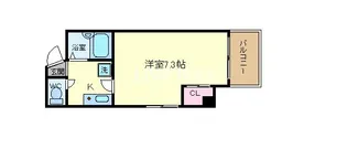 ブランネージュ四条大宮【4階】の間取り