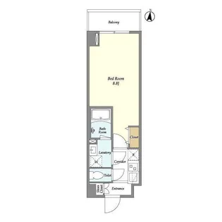 ラクラス中野富士見町【2階】の間取り