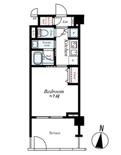 ブレシア多摩川レジデンス【1階】の間取り