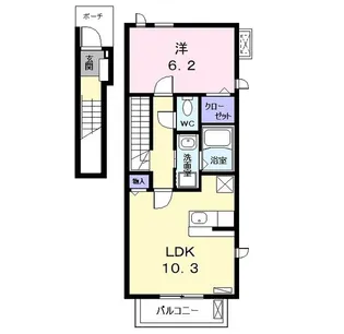 ミネルバ【2階】の間取り