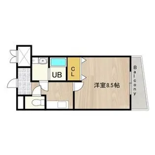 CITY SPIRE浜大津駅前【5階】の間取り