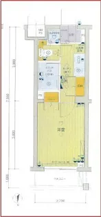 ルーブル早稲田弐番館【2階】の間取り