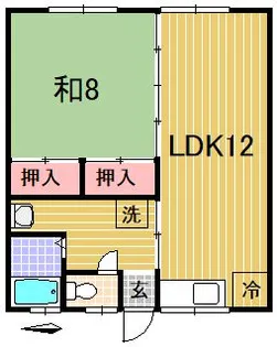 コーポエム【1階】の間取り