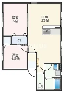 プラドール C棟【1階】の間取り