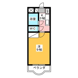 リュバン ヴェール【1階】の間取り