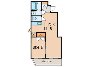 ドミル・チエ【2階】の間取り