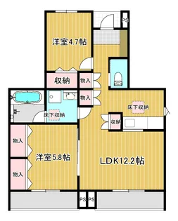 APT サン・シルフ I【1階】の間取り