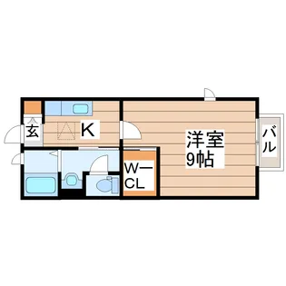 レトウワールII【2階】の間取り