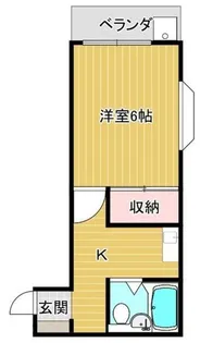 ハイツオオタI【3階】の間取り