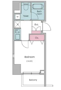 レジディア文京本郷II【7階】の間取り