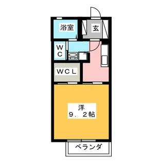 ウィル焼津【1階】の間取り