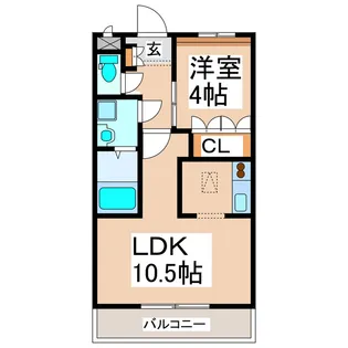アイメゾン【2階】の間取り