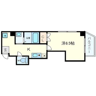 アリバ豊崎【5階】の間取り