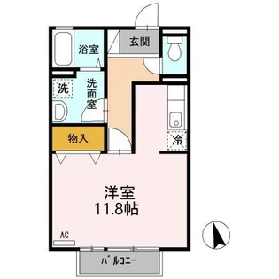 モンシャトー【2階】の間取り