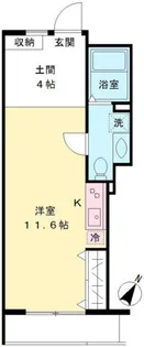 the manor S【1階】の間取り