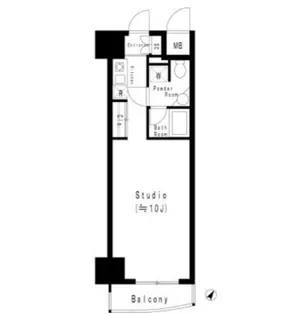 MFPR代々木タワー【4階】の間取り