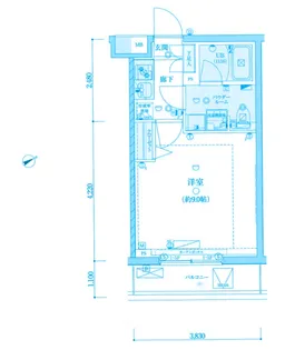 GENOVIA墨田八広skygarden【4階】の間取り