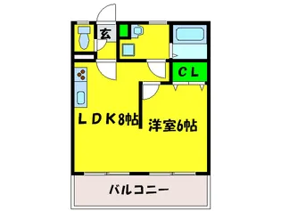 グリ-ンハイツ【2階】の間取り