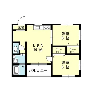 アメニティN.K【2階】の間取り