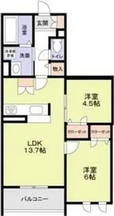 Forest Maison【2階】の間取り
