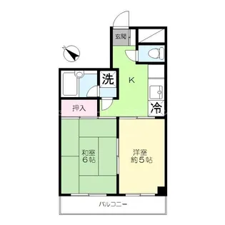コーポハラブン【3階】の間取り