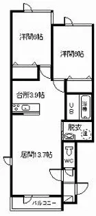 K’S(ケイズ)【1階】の間取り