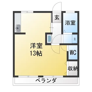 丹羽アパート北棟【2階】の間取り