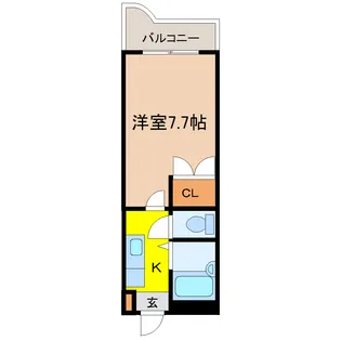 パークハイツ二軒茶屋【6階】の間取り