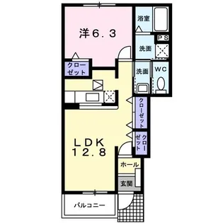 オベルジュ 舞【1階】の間取り