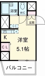 ラグジュアリーガーデン東松戸【5階】の間取り
