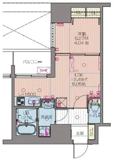 プレジオ本町【14階】の間取り