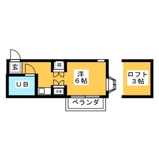 ビラカルムWEST【2階】の間取り