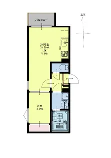 REGALEST薬師堂駅前【1階】の間取り