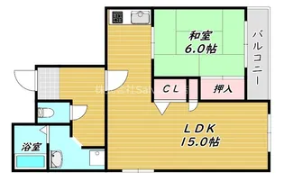 メゾンドールDOI【5階】の間取り