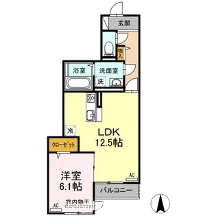 エルレープIII【2階】の間取り