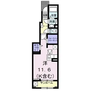 フェリチタ長者町【1階】の間取り