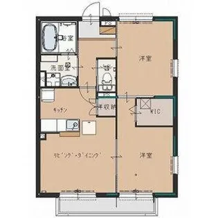 ドミールさくら【2階】の間取り