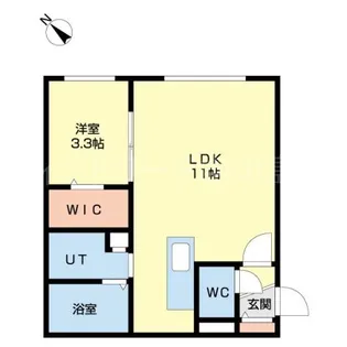 Le sucre豊平公園(ル・シュクル豊平公園)【2階】の間取り