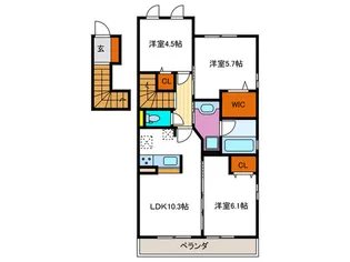 サン円山の間取り