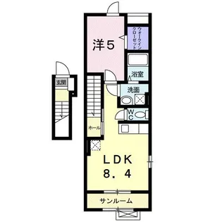 シャノン【2階】の間取り