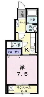 ファイン・グレースII【1階】の間取り