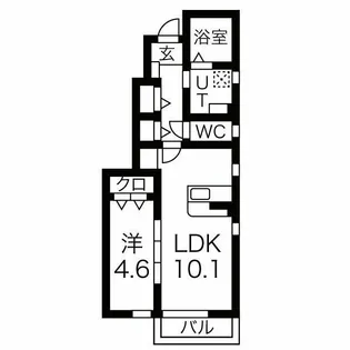 ソワサントゥカンズ【2階】の間取り